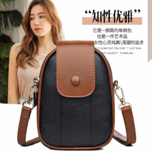 Túi Đeo Chéo Đựng Điện Thoại Siêu Xinh Họa Tiết Khuy Viền Wh453, W414 - Winnie House