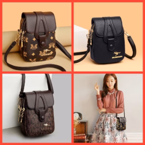 Túi Đeo Chéo Mini Nhiều Ngăn Họa Nhiều Tiết Siêu Thời Trang Wh454, W357 - Winnie House