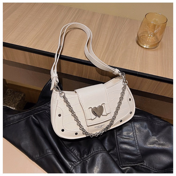 Túi Kẹp Nách, Đeo Vai Phối Xích Khóa Tim Thời Trang Siêu Hiện Đại Pp460 - Pipi Store - Ảnh 13