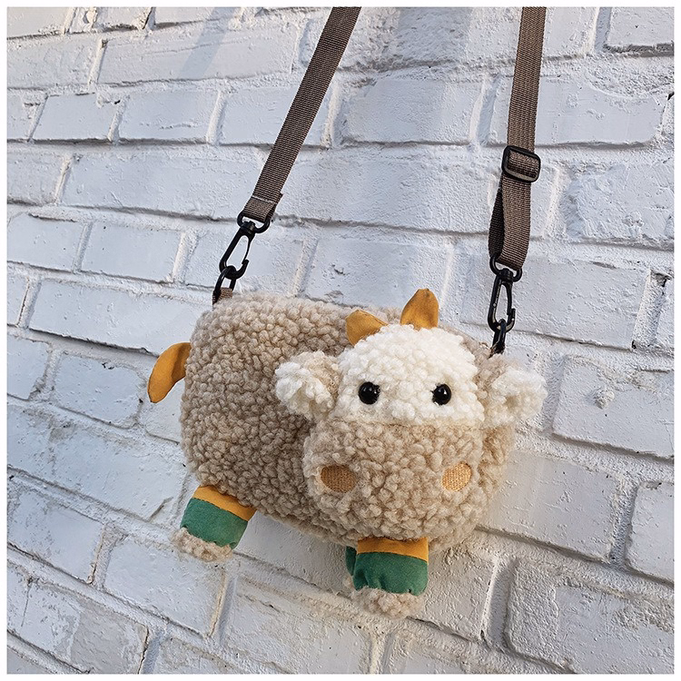 Túi Đeo Chéo Hoạt Hình Con Bò Xấu Xí Đáng Yêu - Dmastore - Ảnh 9