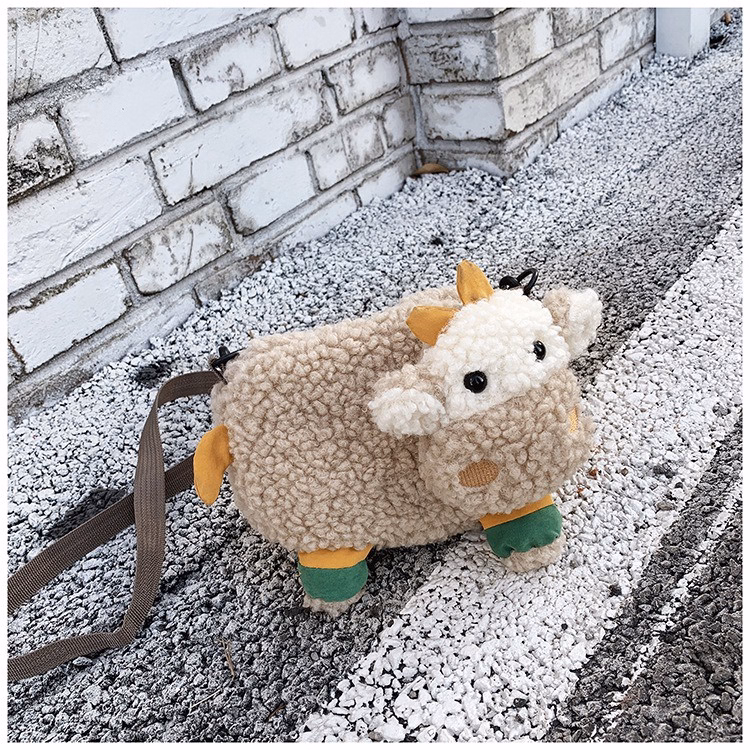 Túi Đeo Chéo Hoạt Hình Con Bò Xấu Xí Đáng Yêu - Dmastore - Ảnh 11