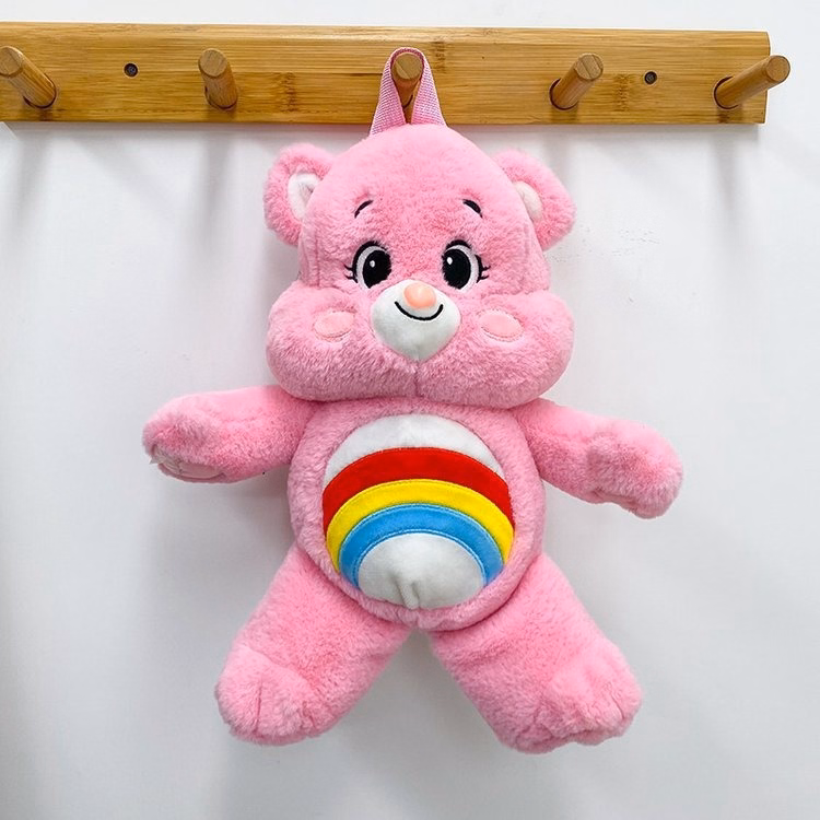 Balo Gấu Bông Cầu Vồng Carebears - Rosé Bp Đeo Size Lớn Siêu Dễ Thương - Dmastore - Ảnh 4