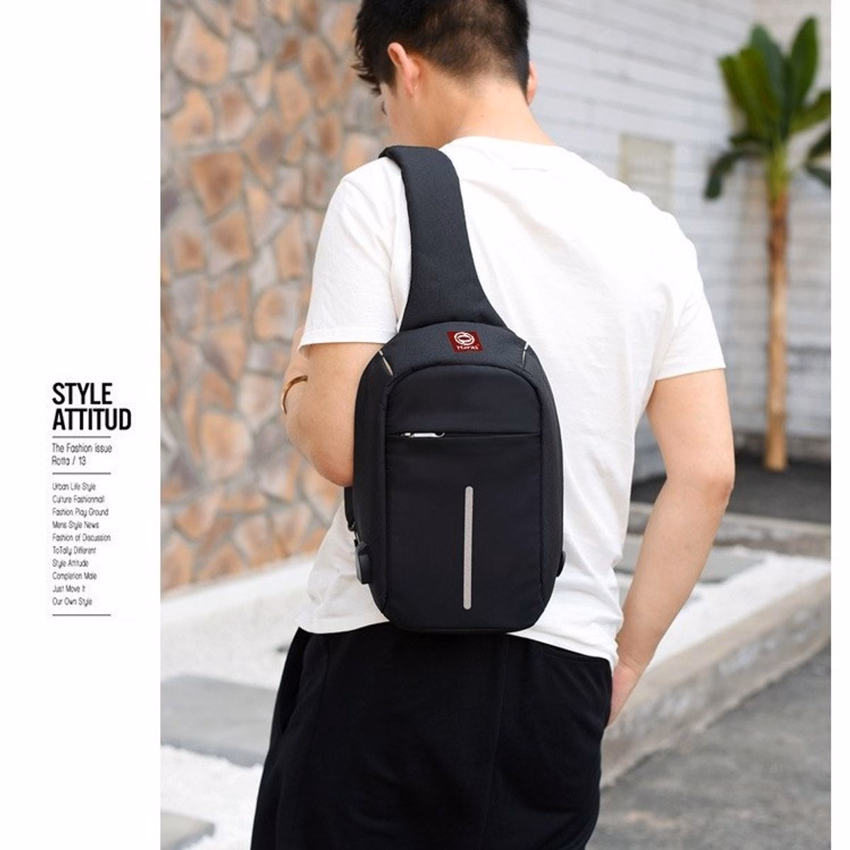 Túi Đeo Chéo Chống Trộm Cao Cấp Hr196 - Haras - Ảnh 9