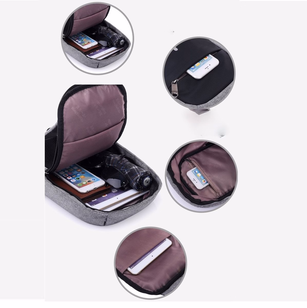 Túi Đeo Chéo Chống Trộm Cao Cấp Hr196 - Haras - Ảnh 7