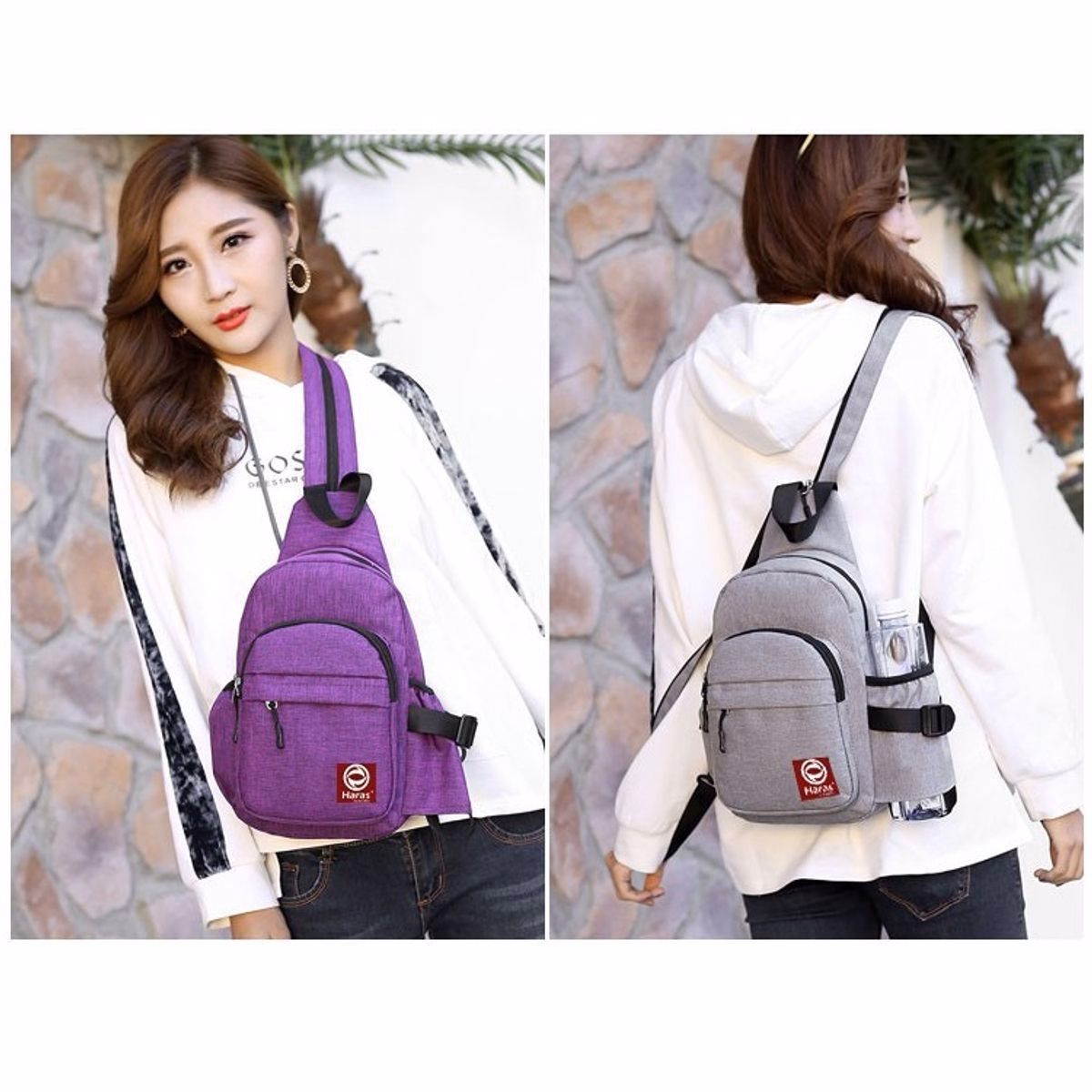 Túi Đeo Chéo Kết Hợp Ba Lô Thời Trang Hr225 - Haras - Ảnh 6